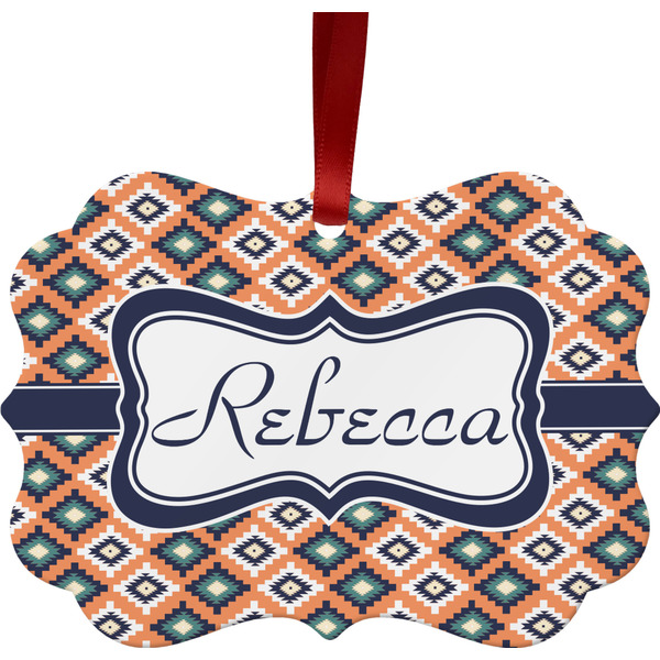 Tribal Christmas Ornament (Front View)