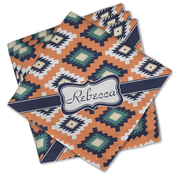 Tribal Cloth Napkins - Personalized Lunch (PARENT MAIN Set of 4)