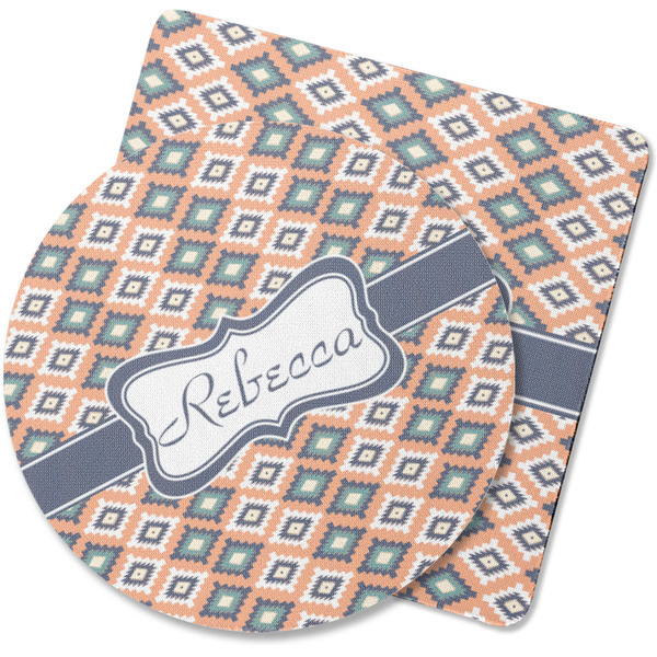 Custom Tribal Rubber Backed Coaster (Personalized)