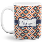 Tribal 11 Oz Coffee Mug - White (Personalized)