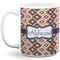 Tribal Coffee Mug - 11 oz - Full- White