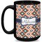 Tribal Coffee Mug - 15 oz - Black Full