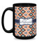 Tribal Coffee Mug - 15 oz - Black