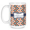 Tribal Coffee Mug - 15 oz - White
