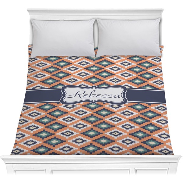 Custom Tribal Comforter - Full / Queen (Personalized)