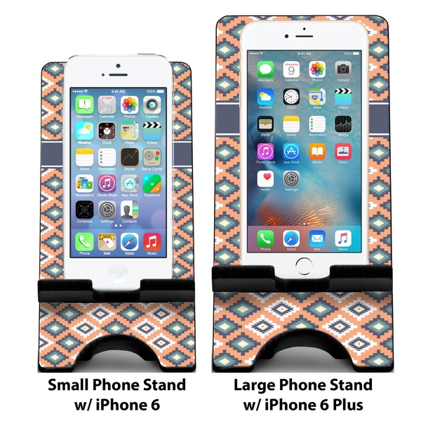 Tribal Compare Phone Stand Sizes - with iPhones