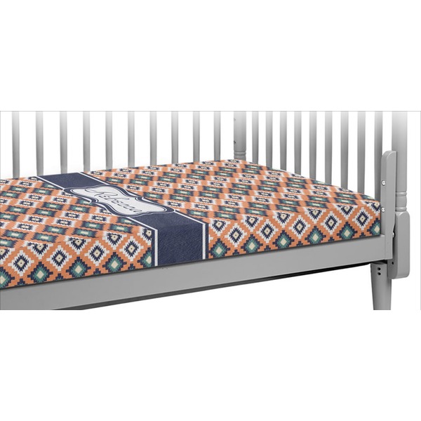 Custom Tribal Crib Fitted Sheet (Personalized)
