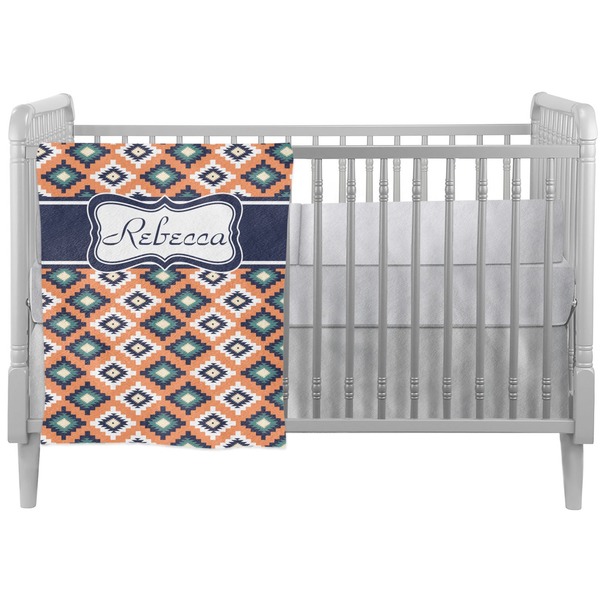 Custom Tribal Crib Comforter / Quilt (Personalized)