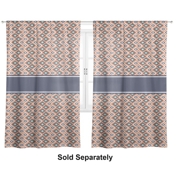 Custom Tribal Curtain Panel - Custom Size
