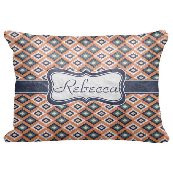 Custom Tribal Decorative Baby Pillowcase - 16"x12" (Personalized)