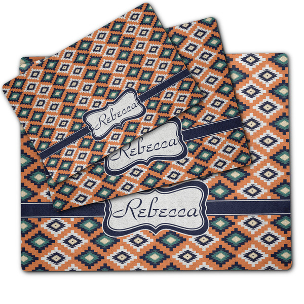 Tribal Dog Food Mat - MAIN (sm, med, lrg)