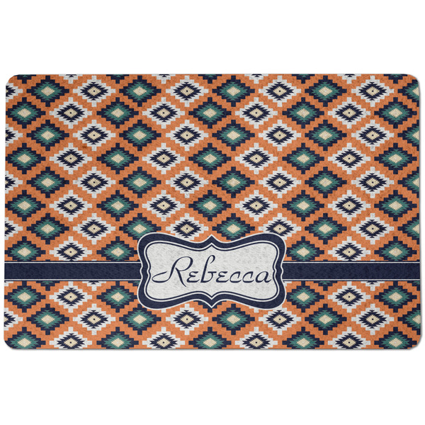 Custom Tribal Dog Food Mat w/ Name or Text