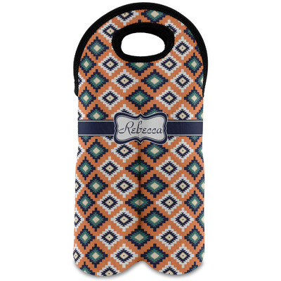 Tribal Wine Tote Bag (2 Bottles) (Personalized)