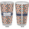 Tribal Pint Glass - Full Color - Front & Back Views