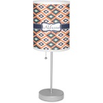 Tribal 7" Drum Lamp with Shade Polyester (Personalized)