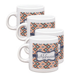 Tribal Single Shot Espresso Cups - Set of 4 (Personalized)
