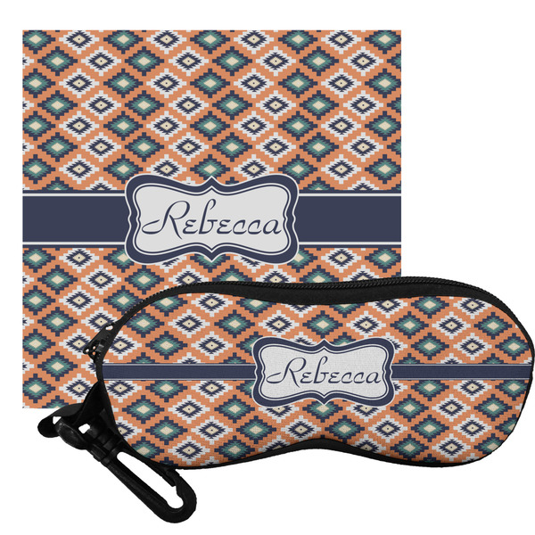 Custom Tribal Eyeglass Case & Cloth (Personalized)