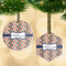 Tribal Frosted Glass Ornament - MAIN PARENT