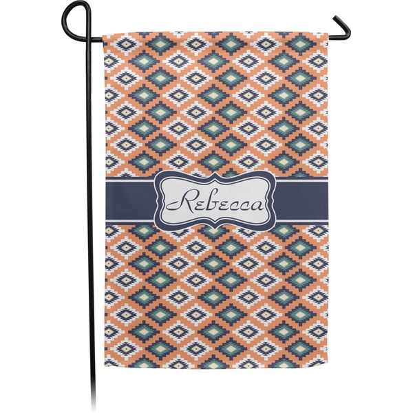 Custom Tribal Small Garden Flag - Double Sided w/ Name or Text
