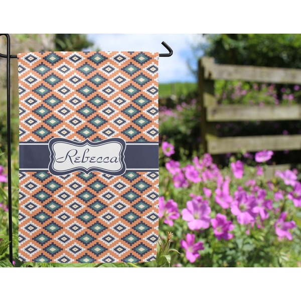 Tribal Garden Flag - Outside In Flowers