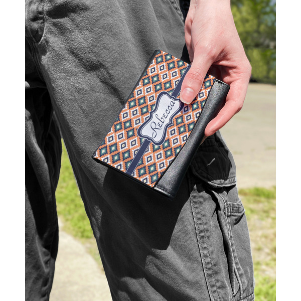 Tribal Genuine Leather Womens Wallet - In Context