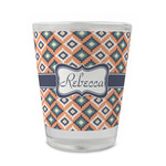 Tribal Glass Shot Glass - 1.5 oz - Set of 4 (Personalized)
