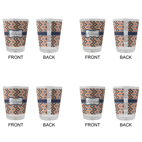 Tribal Glass Shot Glass - Standard - Set of 4 - APPROVAL