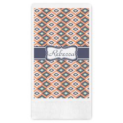 Tribal Guest Napkins - Full Color - Embossed Edge (Personalized)