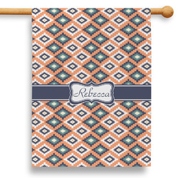 Tribal 28" House Flag (Personalized)