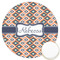 Tribal Printed Cookie Topper - 3.25" (Personalized)