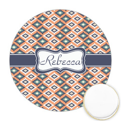 Tribal Printed Cookie Topper - Round (Personalized)