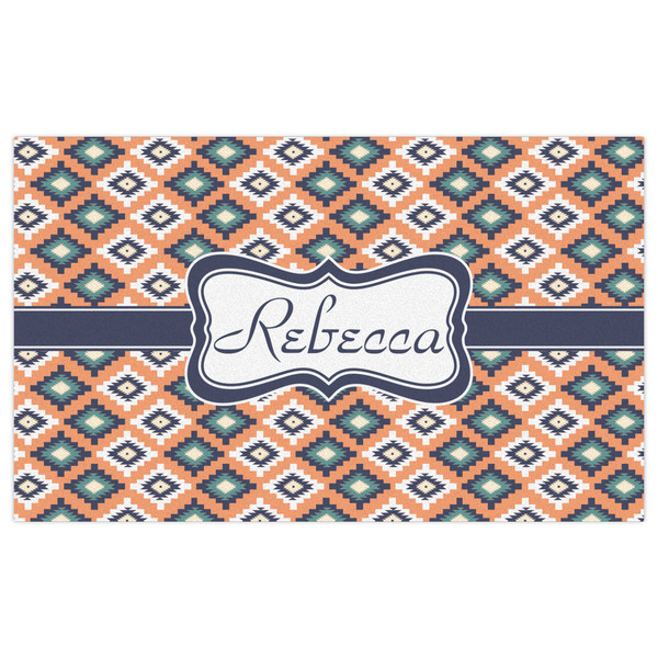 Tribal Indoor / Outdoor Rug - 3'x5' - Front Flat