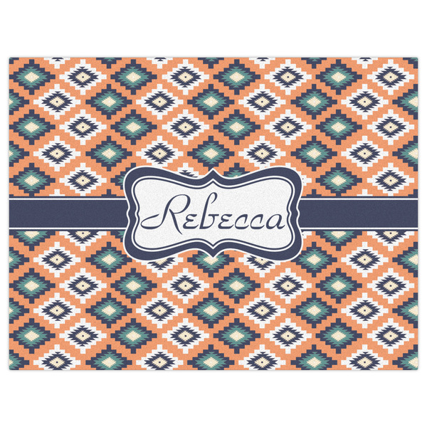 Tribal Indoor / Outdoor Rug - 6'x8' - Front Flat