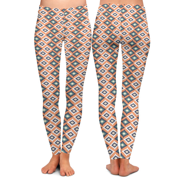 Tribal Ladies Leggings - Front and Back