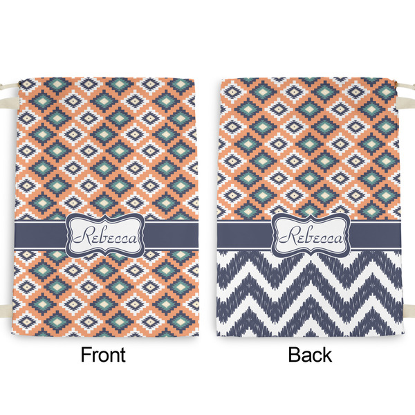 Tribal Large Laundry Bag - Front & Back View