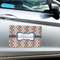 Tribal Large Rectangle Car Magnets- In Context