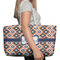 Tribal Large Rope Tote Bag - In Context View