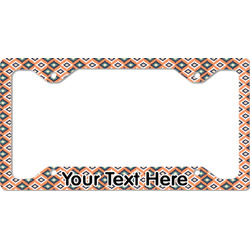 Tribal License Plate Frame - Style C (Personalized)