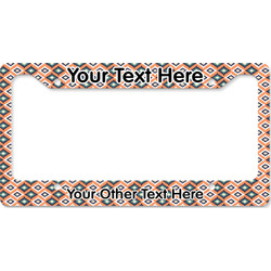 Tribal License Plate Frame - Style B (Personalized)