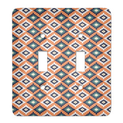 Tribal Light Switch Cover (2 Toggle Plate)