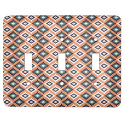 Tribal Light Switch Cover (3 Toggle Plate)