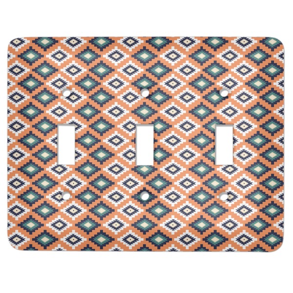Custom Tribal Light Switch Cover (3 Toggle Plate)