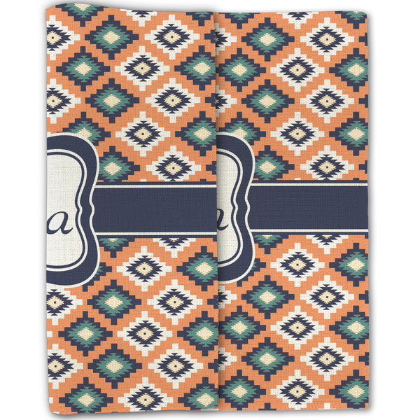 Tribal Linen Placemat - Folded Half (double sided)