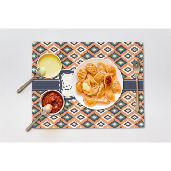 Tribal Linen Placemat - Lifestyle (single)