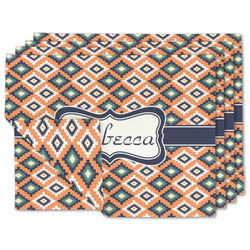 Tribal Linen Placemat w/ Name or Text
