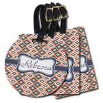Tribal Plastic Luggage Tag (Personalized)
