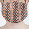 Tribal Mask - Pleated (new) Front View on Girl