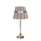 Tribal Poly Film Empire Lampshade - On Stand