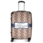 Tribal Suitcase - 24" Medium - Checked (Personalized)