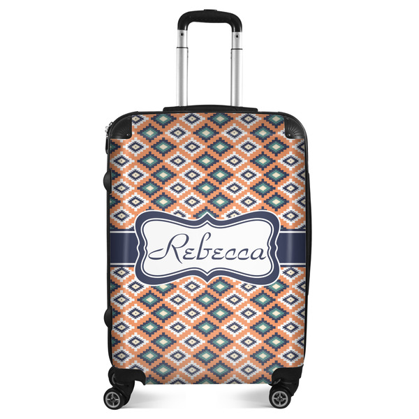 Custom Tribal Suitcase - 24" Medium - Checked (Personalized)